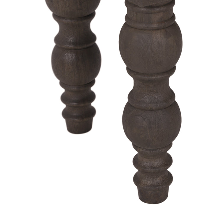 French Country 58" Bench, Coffee Brown