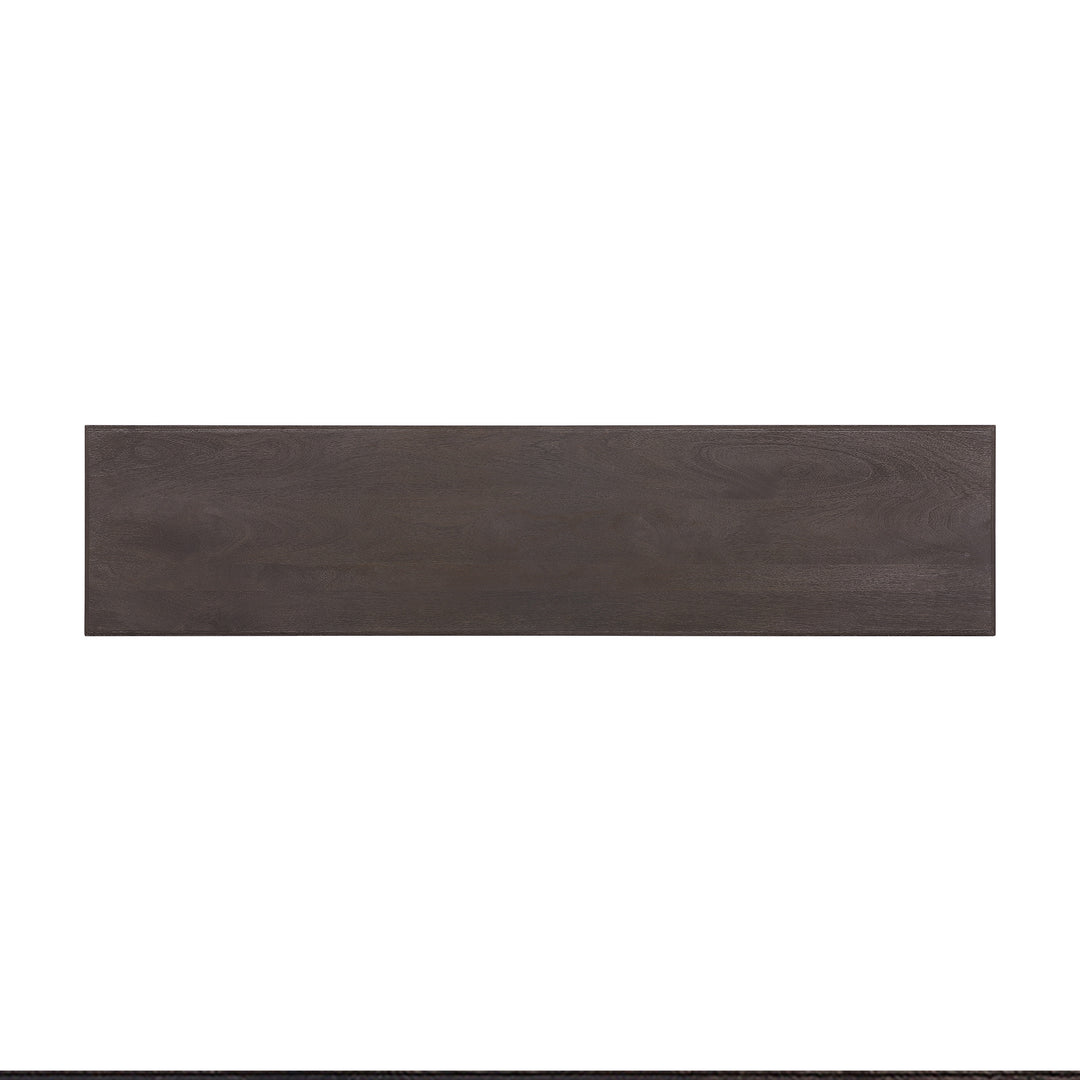 French Country 70" Bench, Coffee Brown