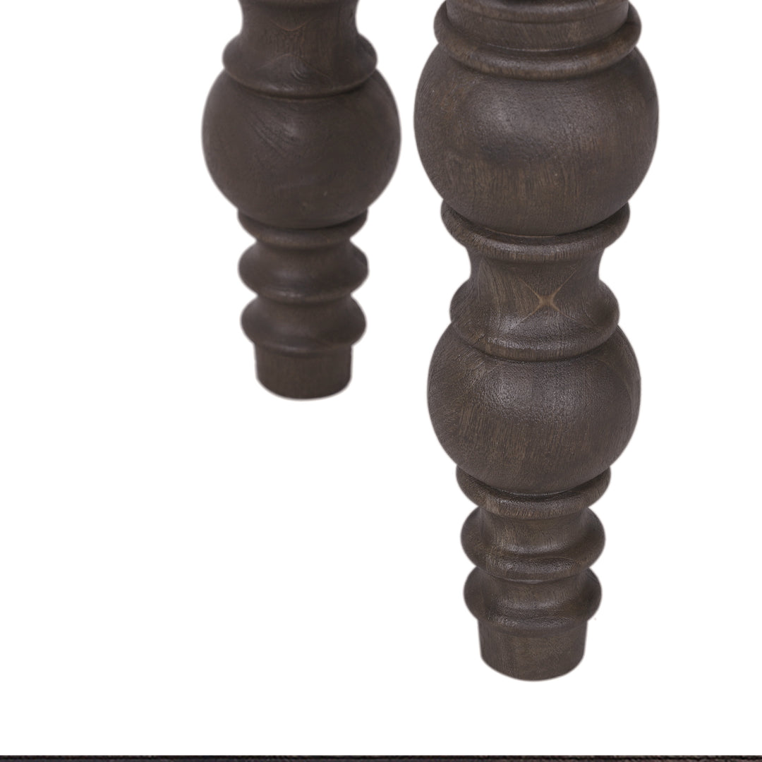 French Country 70" Bench, Coffee Brown