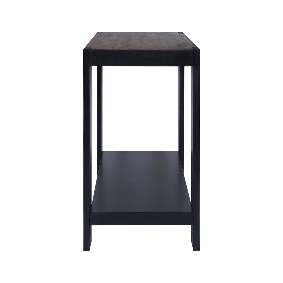 Axis Modern 2-Tone Console Table, Olive Gray