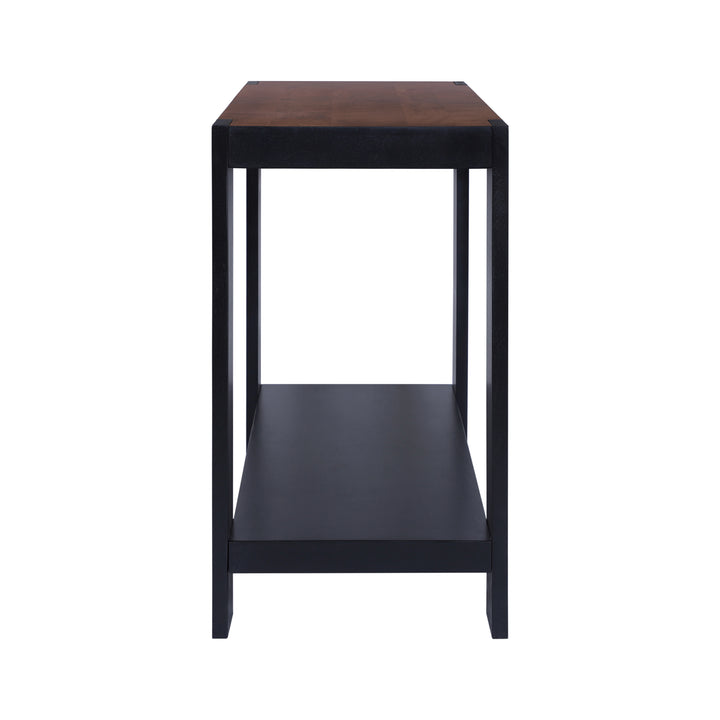 Axis Modern 2-Tone Console Table, Walnut
