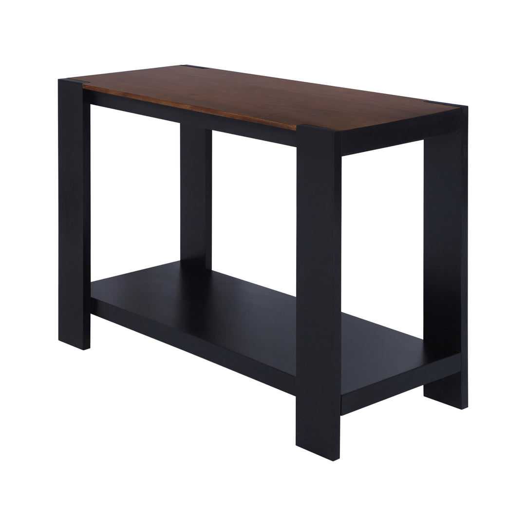 Axis Modern 2-Tone Console Table, Walnut