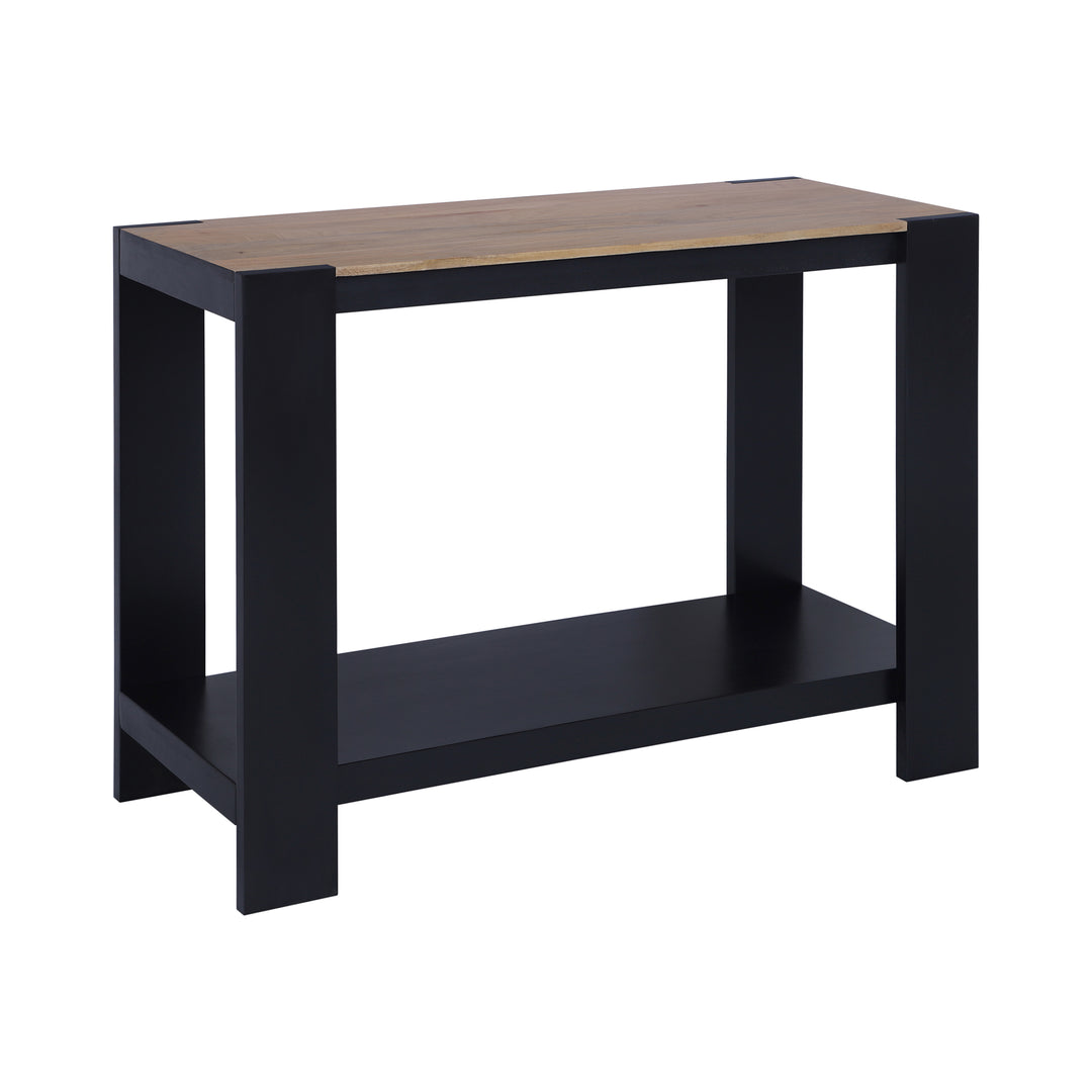 Axis Modern 2-Tone Console Table, Wheatfield