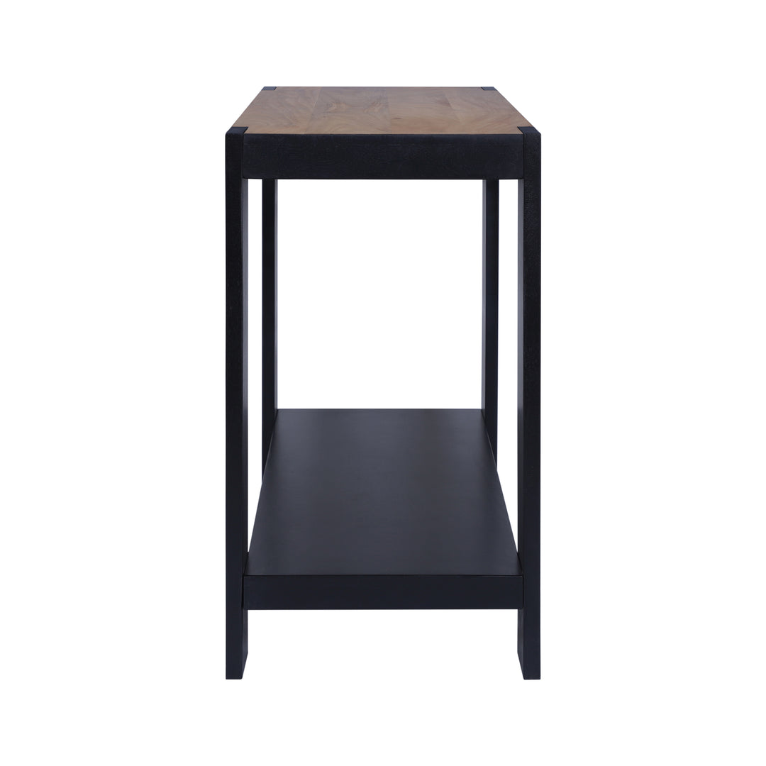 Axis Modern 2-Tone Console Table, Wheatfield
