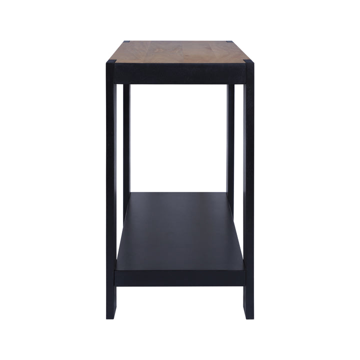 Axis Modern 2-Tone Console Table, Wheatfield