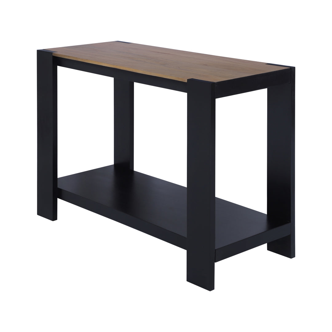 Axis Modern 2-Tone Console Table, Wheatfield