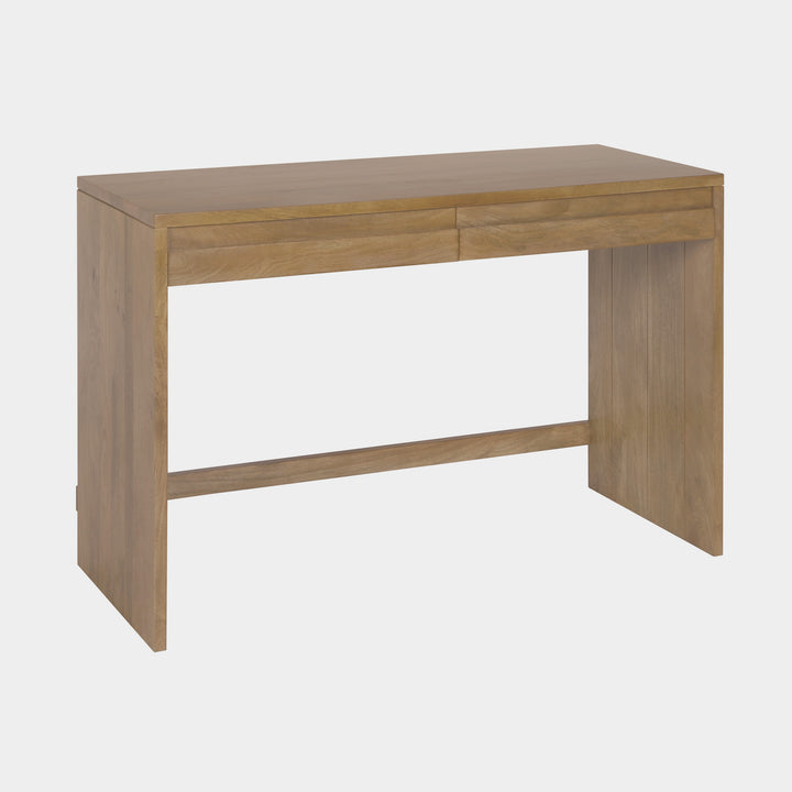 Bennett Modern Desk with Drawers, Sunshine