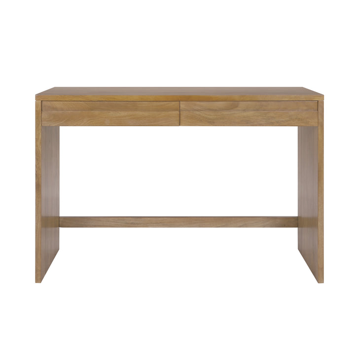 Bennett Modern Desk with Drawers, Sunshine