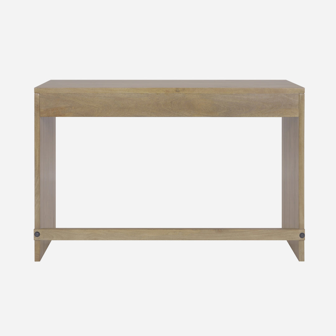 Bennett Modern Desk with Drawers, Sunshine