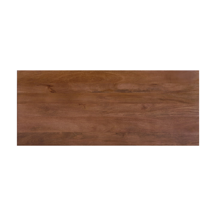 Bennett Modern Desk with Drawers, Walnut