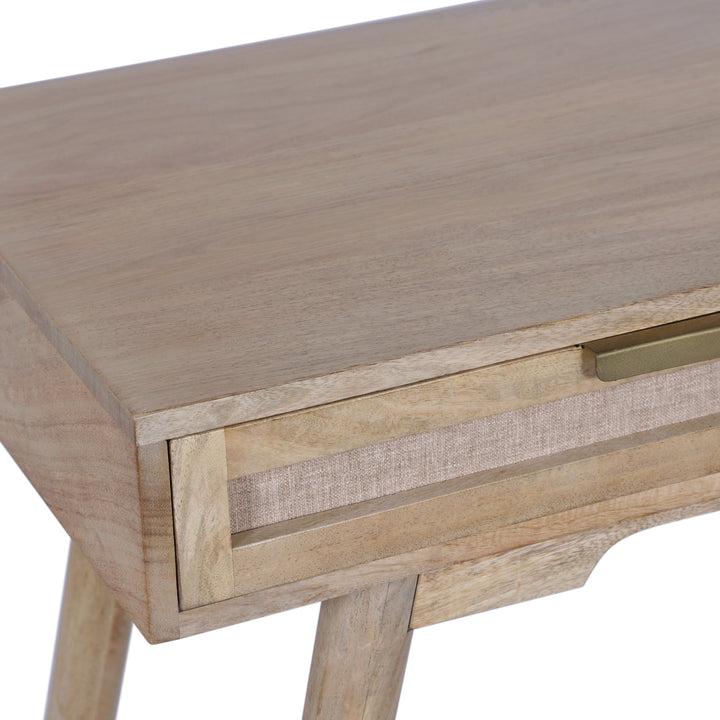 Madison Linen Desk with Built-in Power, Wheatfield