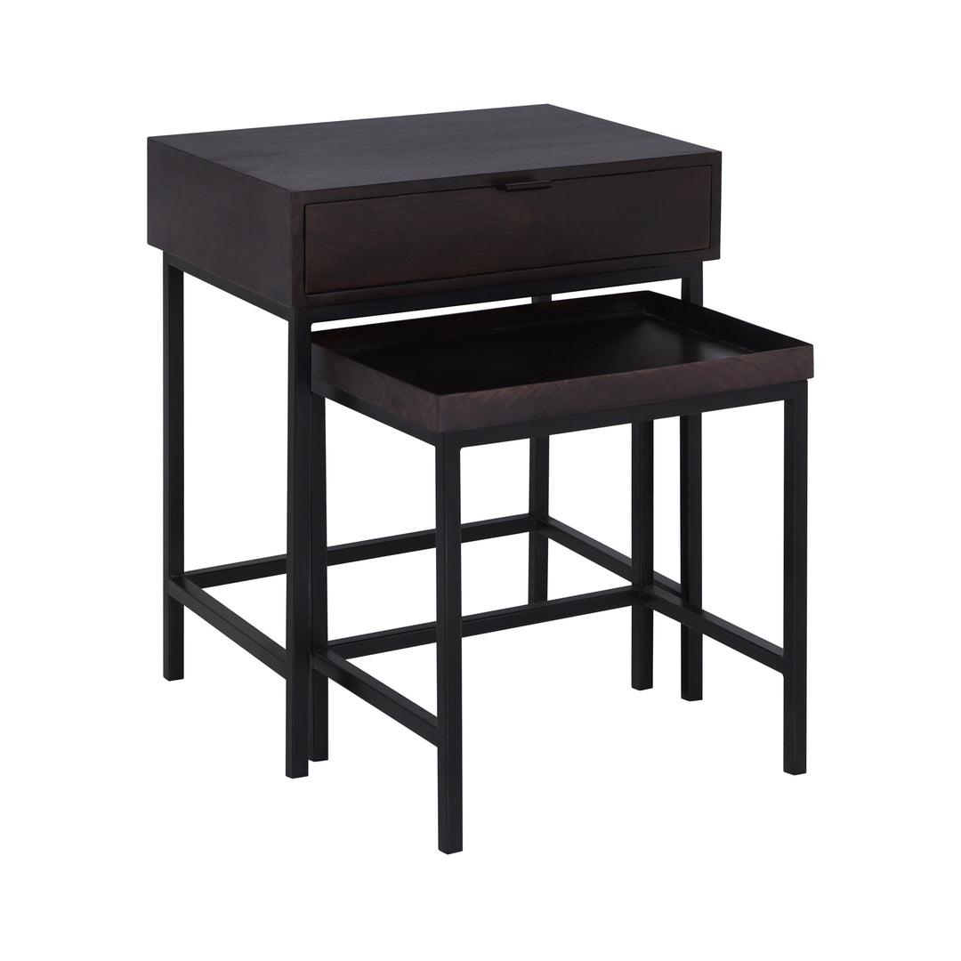 Atelier Nesting End Table Set, Choco B