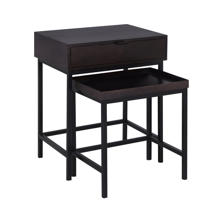 Atelier Nesting End Table Set, Choco B