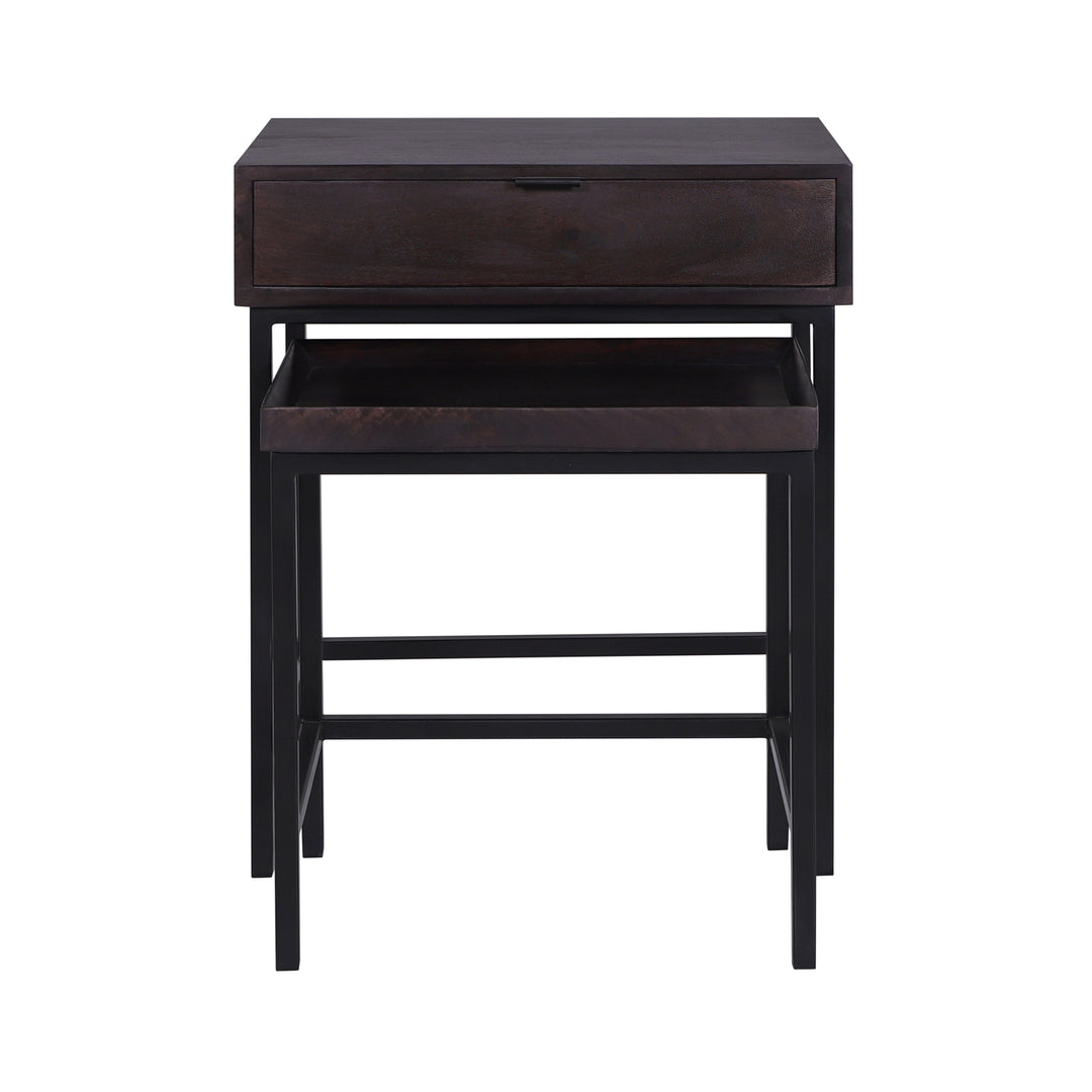 Atelier Nesting End Table Set, Choco B