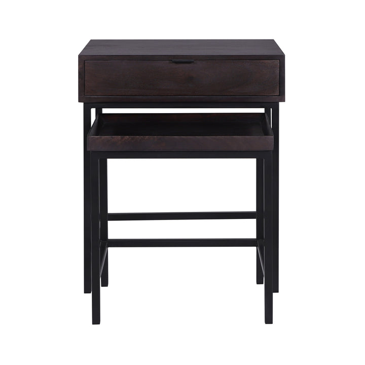 Atelier Nesting End Table Set, Choco B