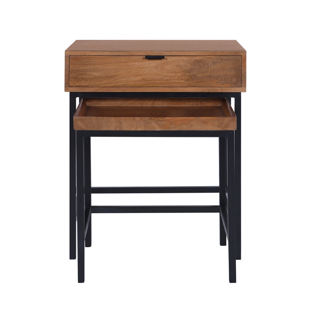 Atelier Nesting Side Table Set, Honey