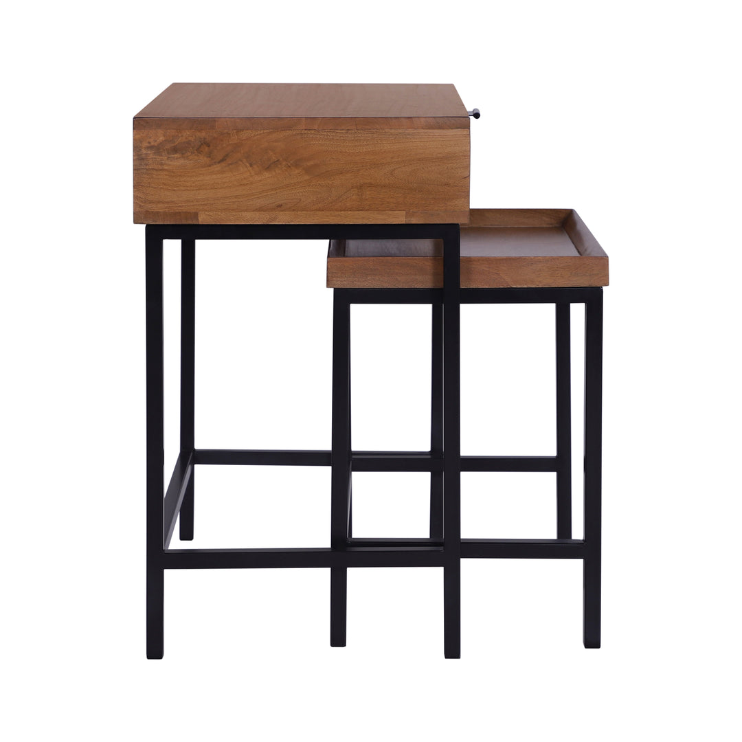 Atelier Nesting Side Table Set, Honey