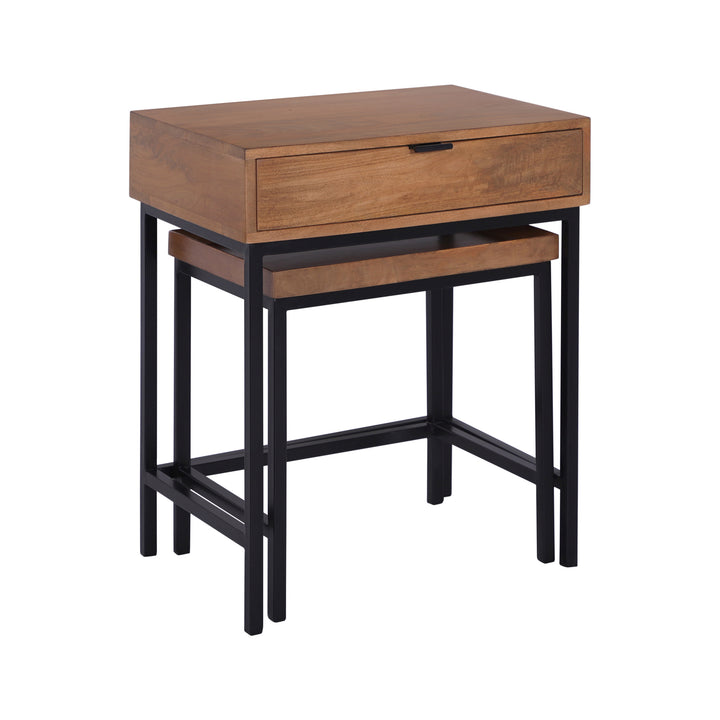 Atelier Nesting Side Table Set, Honey