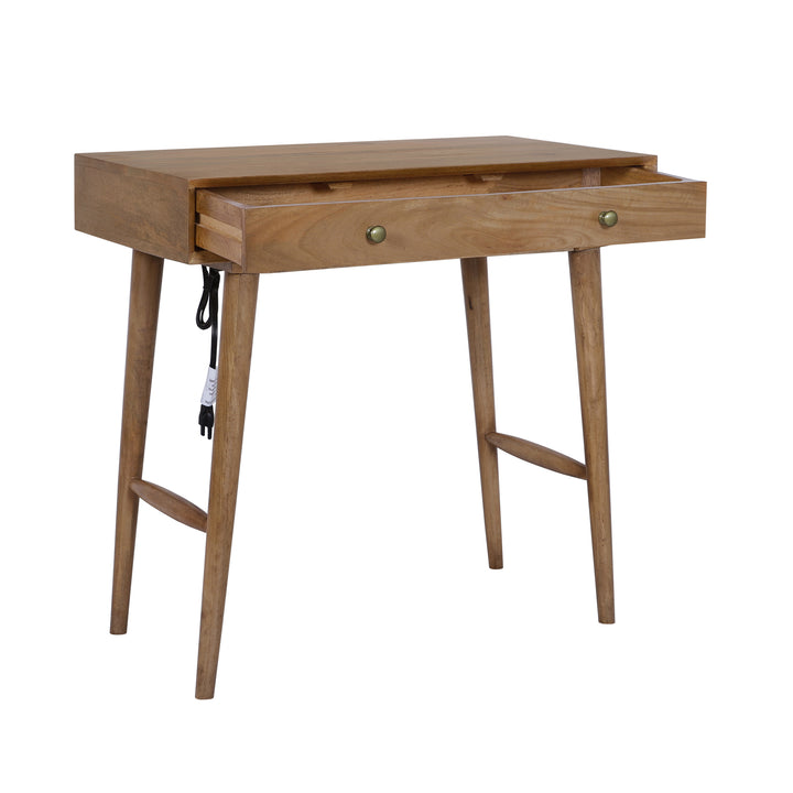 Nordlyn Home Office Desk with Built-in Power, Wheatfield (Copy)