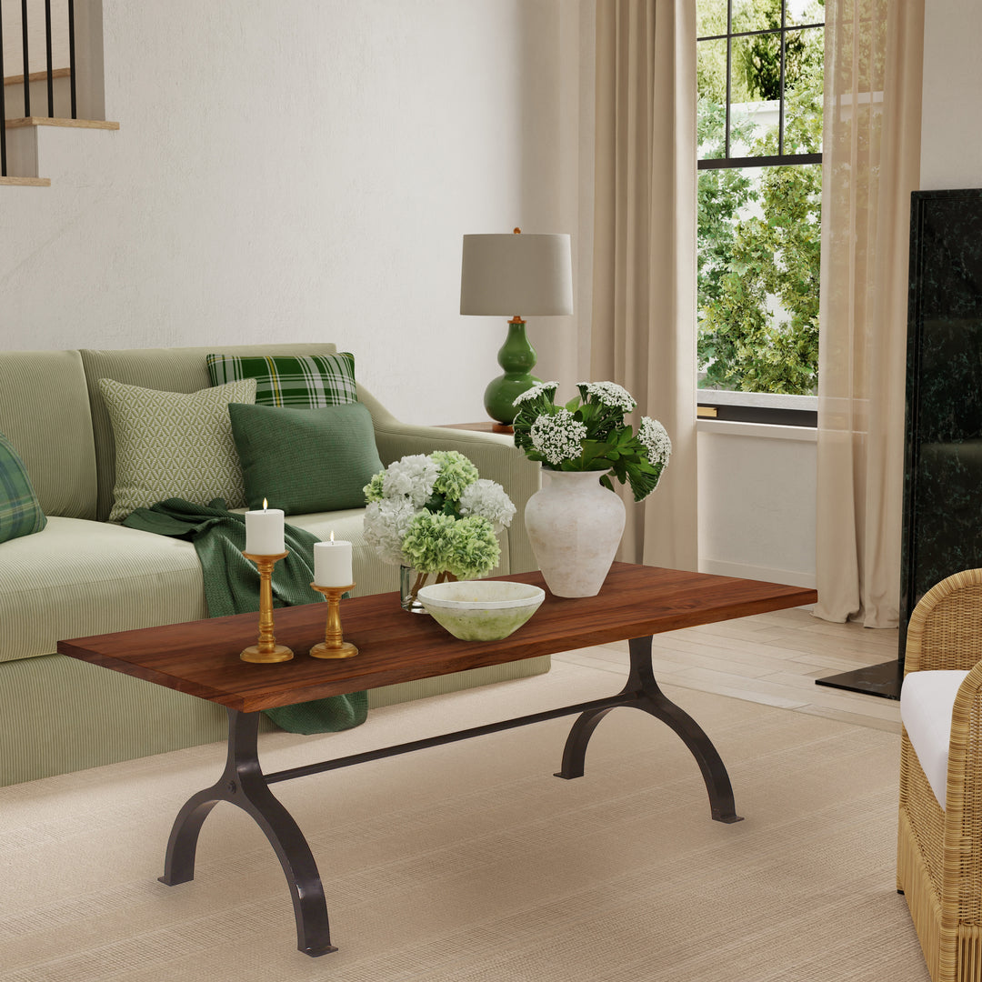 Coffee Table Horse Shoe Base