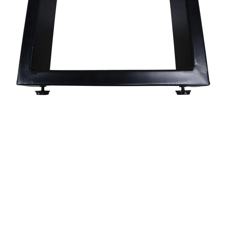 Live Edge Acacia 70"W Console Table with Black Iron Legs, Natural