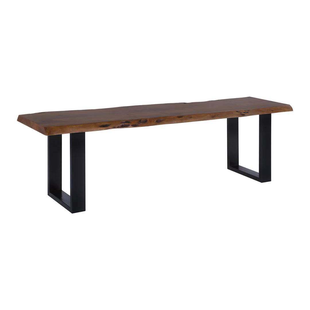 Live Edge Acacia 63" Bench, Acacia Standard