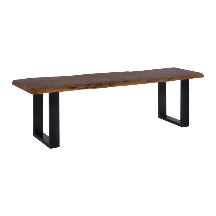 Live Edge Acacia 63" Bench, Acacia Standard