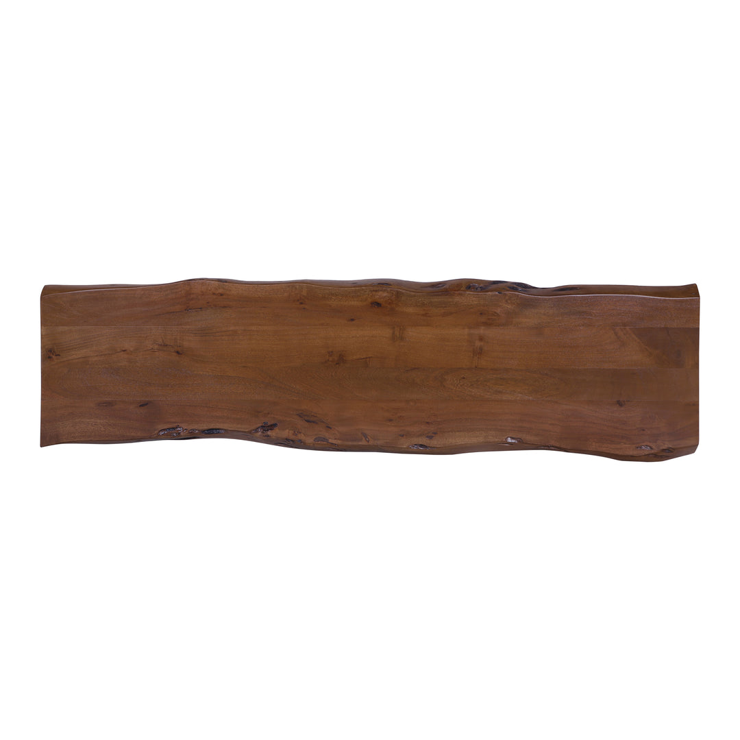 Live Edge Acacia 63" Bench, Acacia Standard