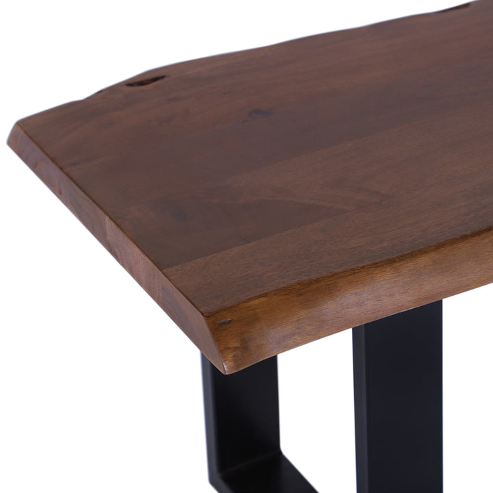 Live Edge Acacia 63" Bench, Acacia Standard