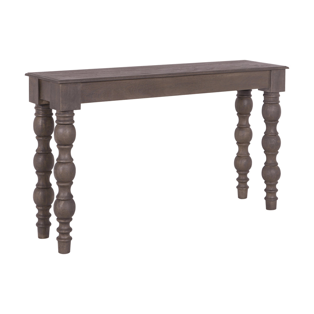 French Country Console Table, Coffee Brown