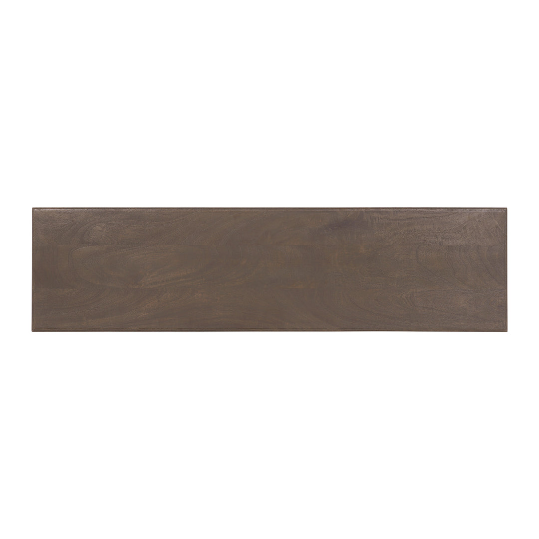 French Country Console Table, Coffee Brown