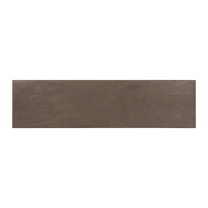 French Country Console Table, Coffee Brown