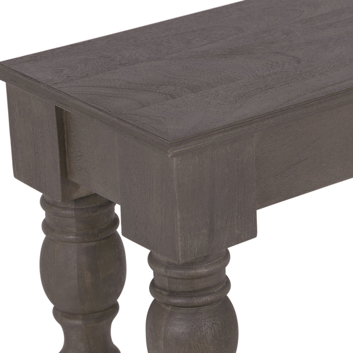 French Country Console Table, Coffee Brown