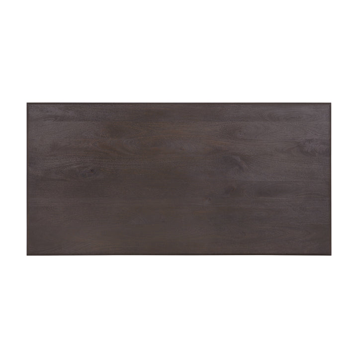 French Country 72" Rectangular Dining Table, Coffee Brown