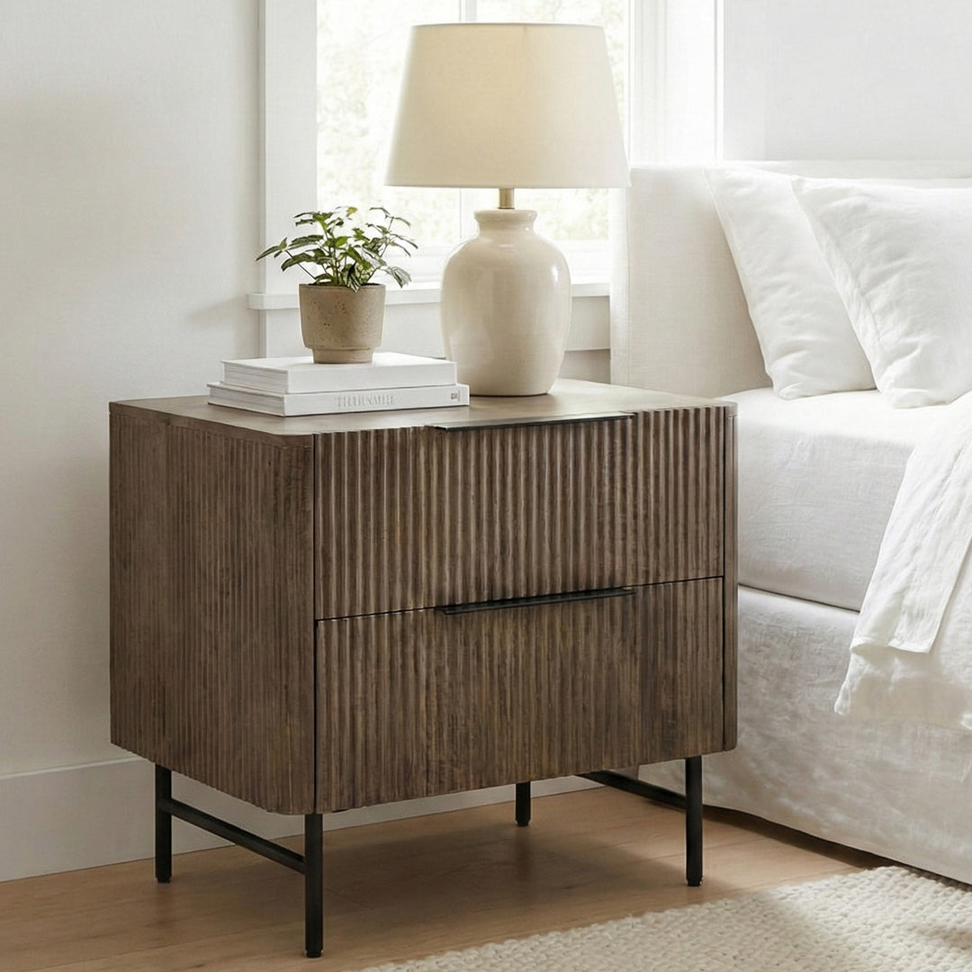 Grey Ridge Night Stand Four Hands