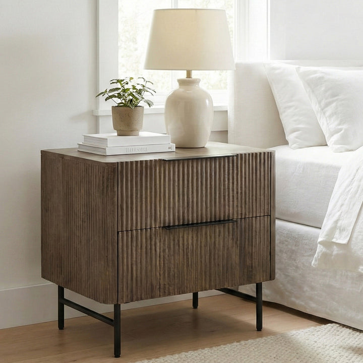 Grey Ridge Night Stand Four Hands