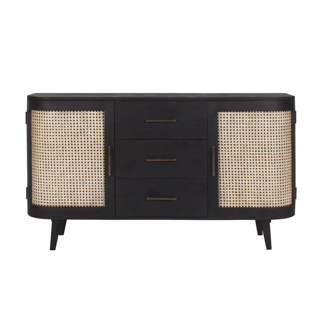 Oslo Cane Midnight Sideboard