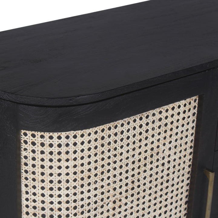 Oslo Cane Midnight Sideboard