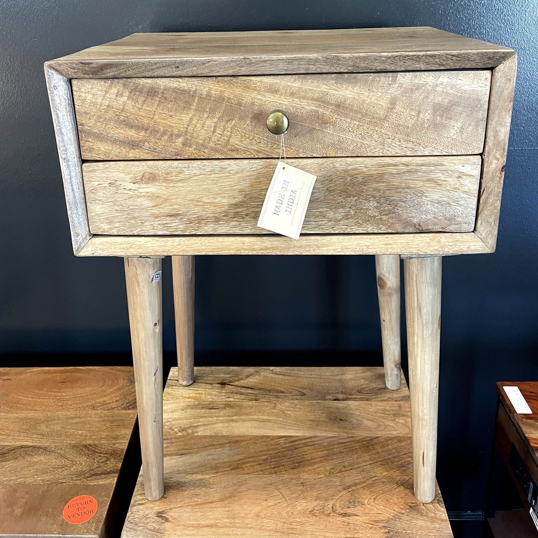 2 Drawer Midcentury Night Stand - Sample