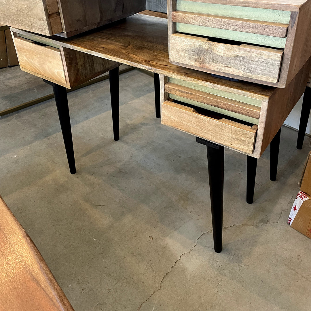 Mid Century Desk Black Legs - Sample