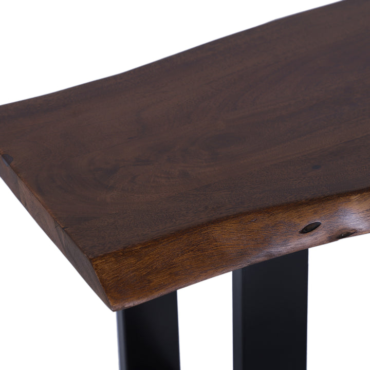 Live Edge Acacia 78" Bench, Acacia Standard