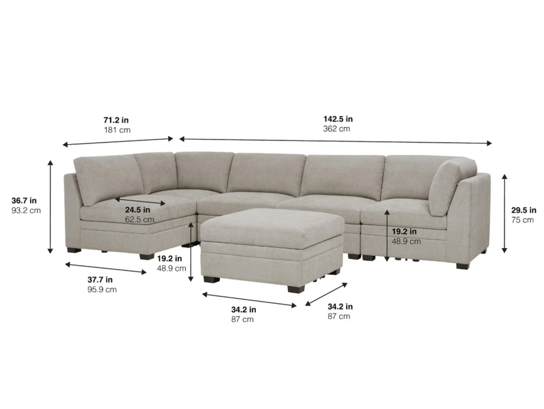 Tisdale 6PC Sectional - Floor Sample