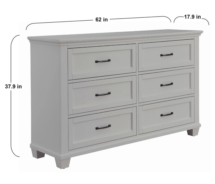 Hughes 6 Drawer Dresser - Floor Sample