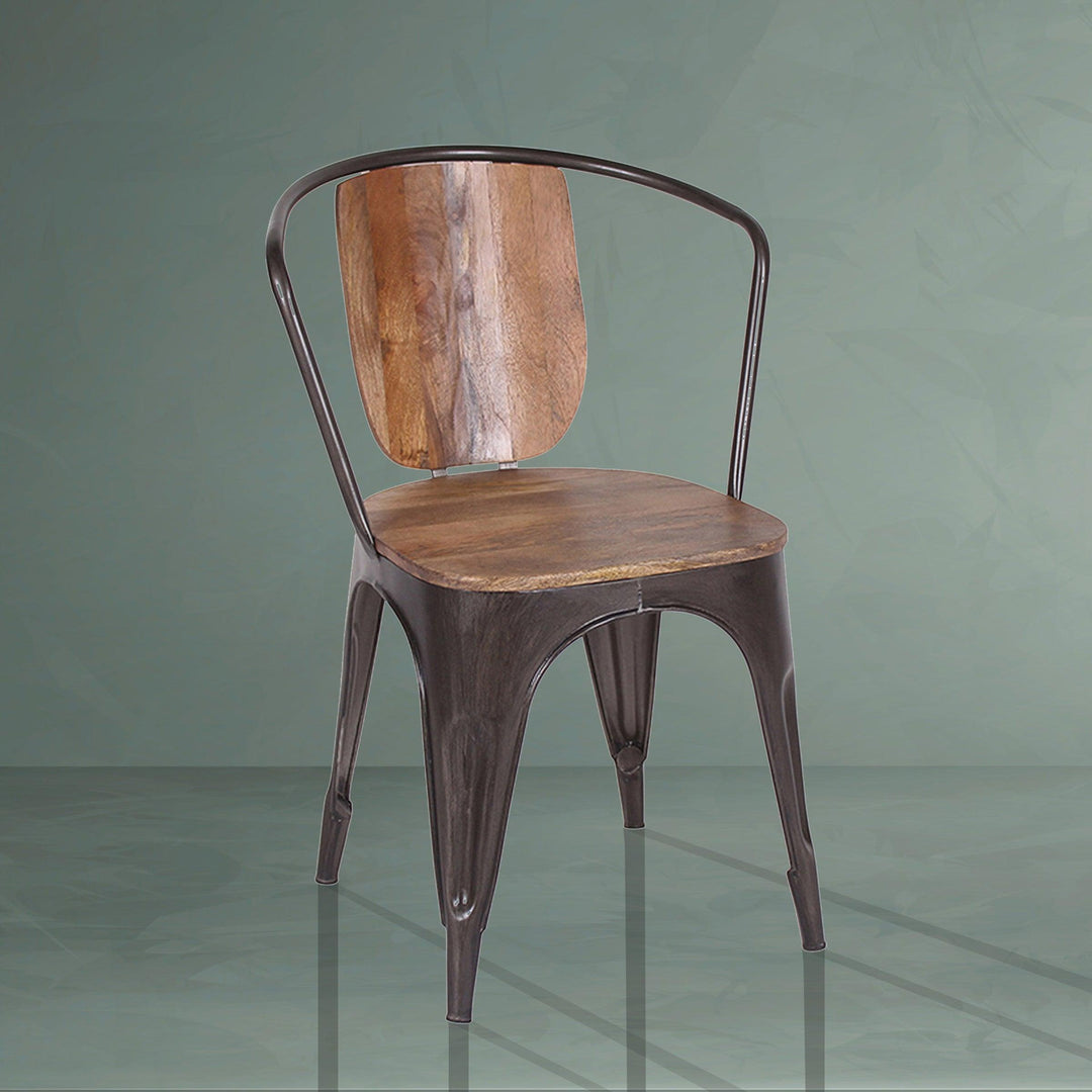Retro Slat Back Chair (Set of 2) - Mango and Acacia