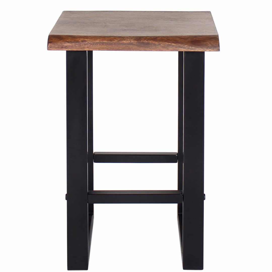 Heritage Live Edge Counter Stool - Mango and Acacia