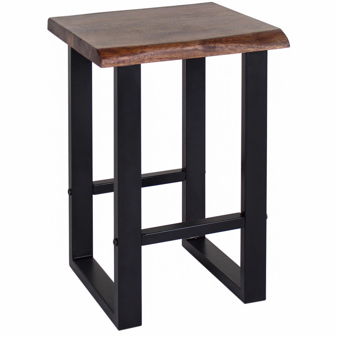 Heritage Live Edge Counter Stool - Mango and Acacia