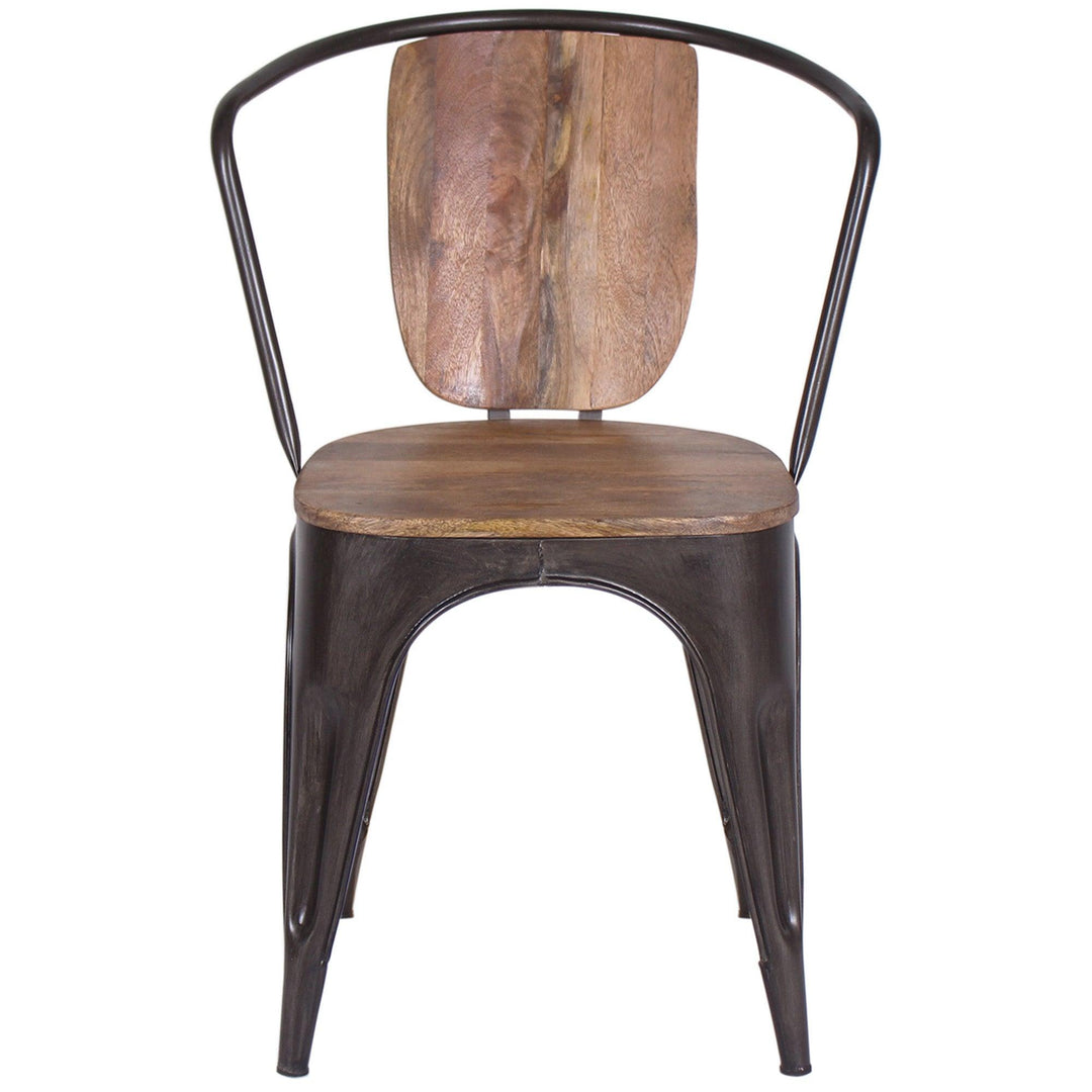 Retro Slat Back Chair (Set of 2) - Mango and Acacia