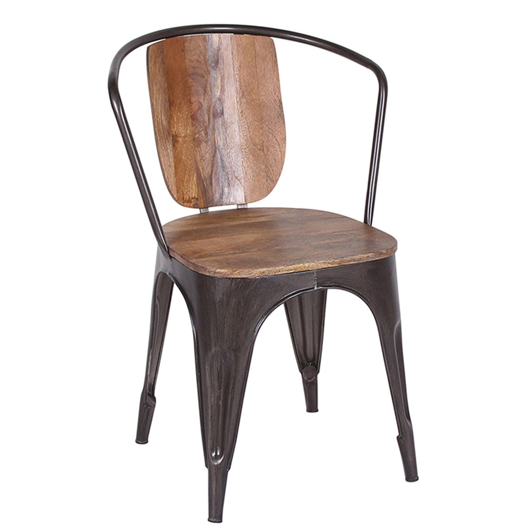 Retro Slat Back Chair (Set of 2) - Mango and Acacia