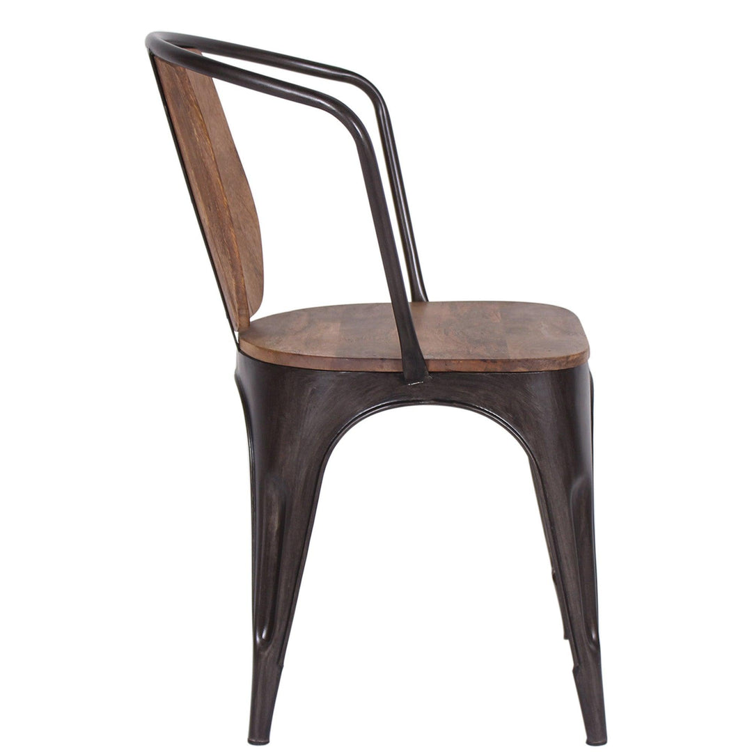 Retro Slat Back Chair (Set of 2) - Mango and Acacia