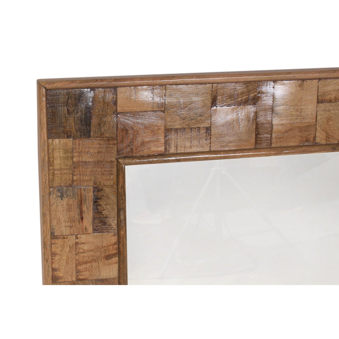 Parsons Rectangle Wall Mirror - Mango and Acacia